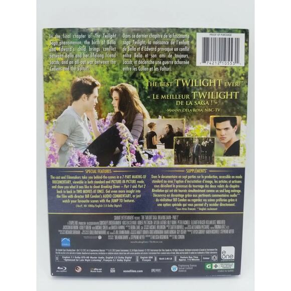 The Twilight Saga: Breaking Dawn - Part 2 (Blu-ray Disc, 2013) - Picture 2 of 2